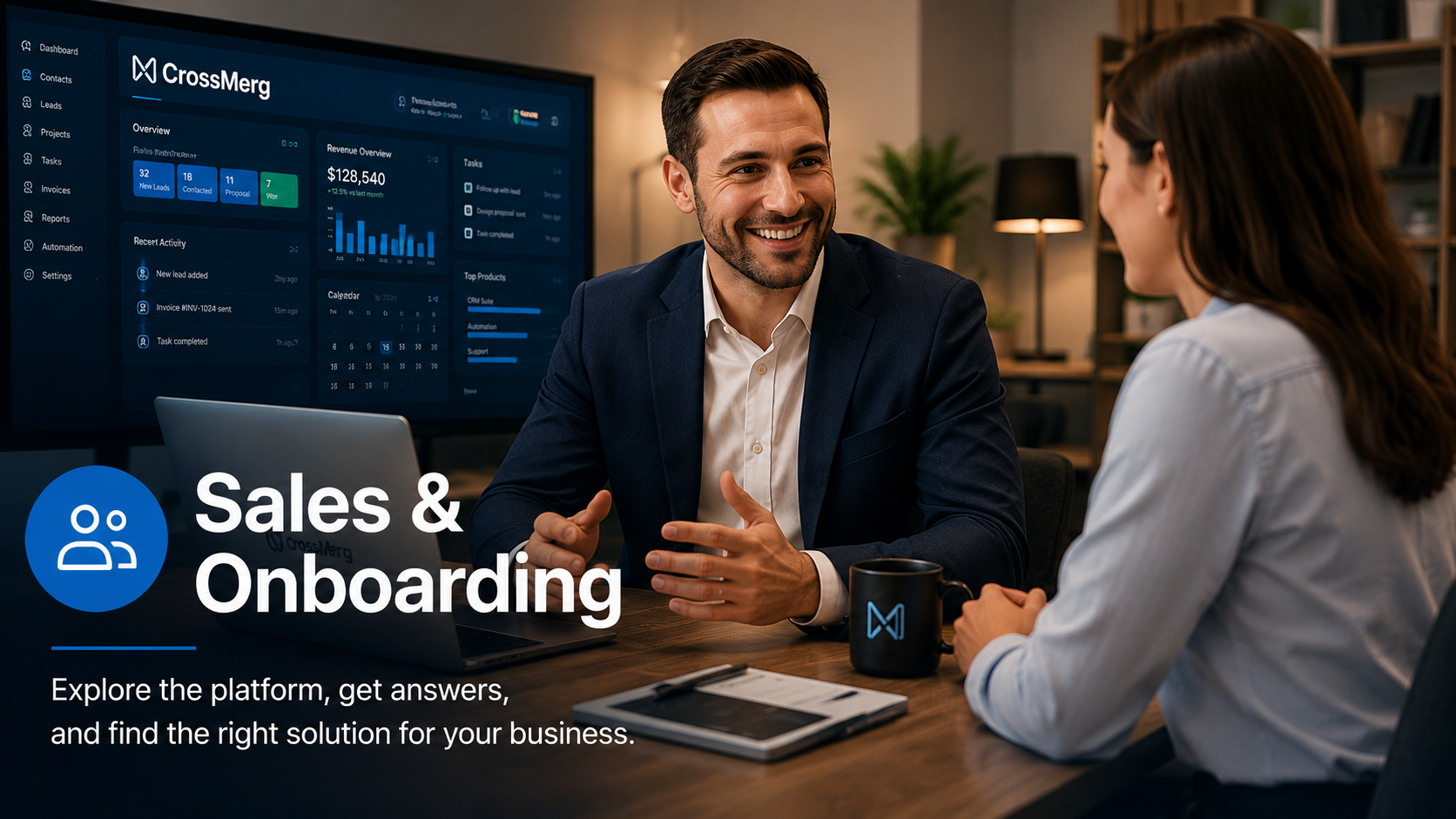 Sales and onboarding session